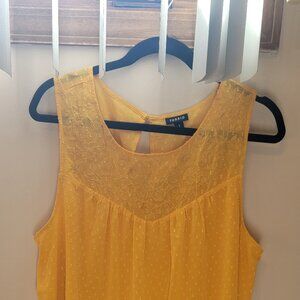 Yellow work tank